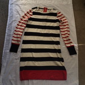Striped sweater dress